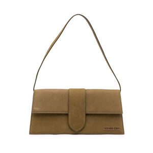 Pre-Loved Jacquemus Suede Le Bambino Long Shoulder Bag